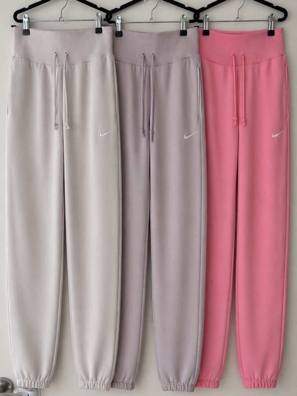 Nike Jogger Bundle (3) XS – Off White, Lilac & Pink | Matching Set